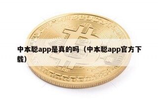 中本聪app是真的吗（中本聪app官方下载）